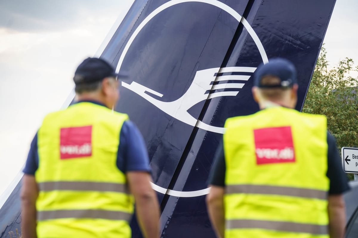 Lufthansa im Ausnahmezustand: Verdi-Streik