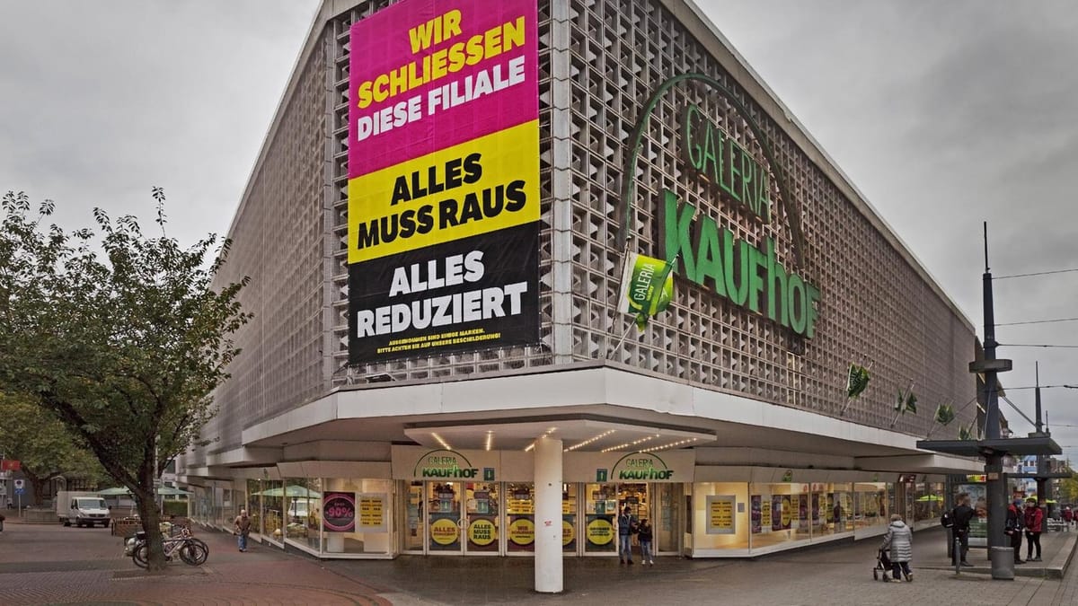 Galeria Karstadt Kaufhof 16 Filialen vor der Schließung