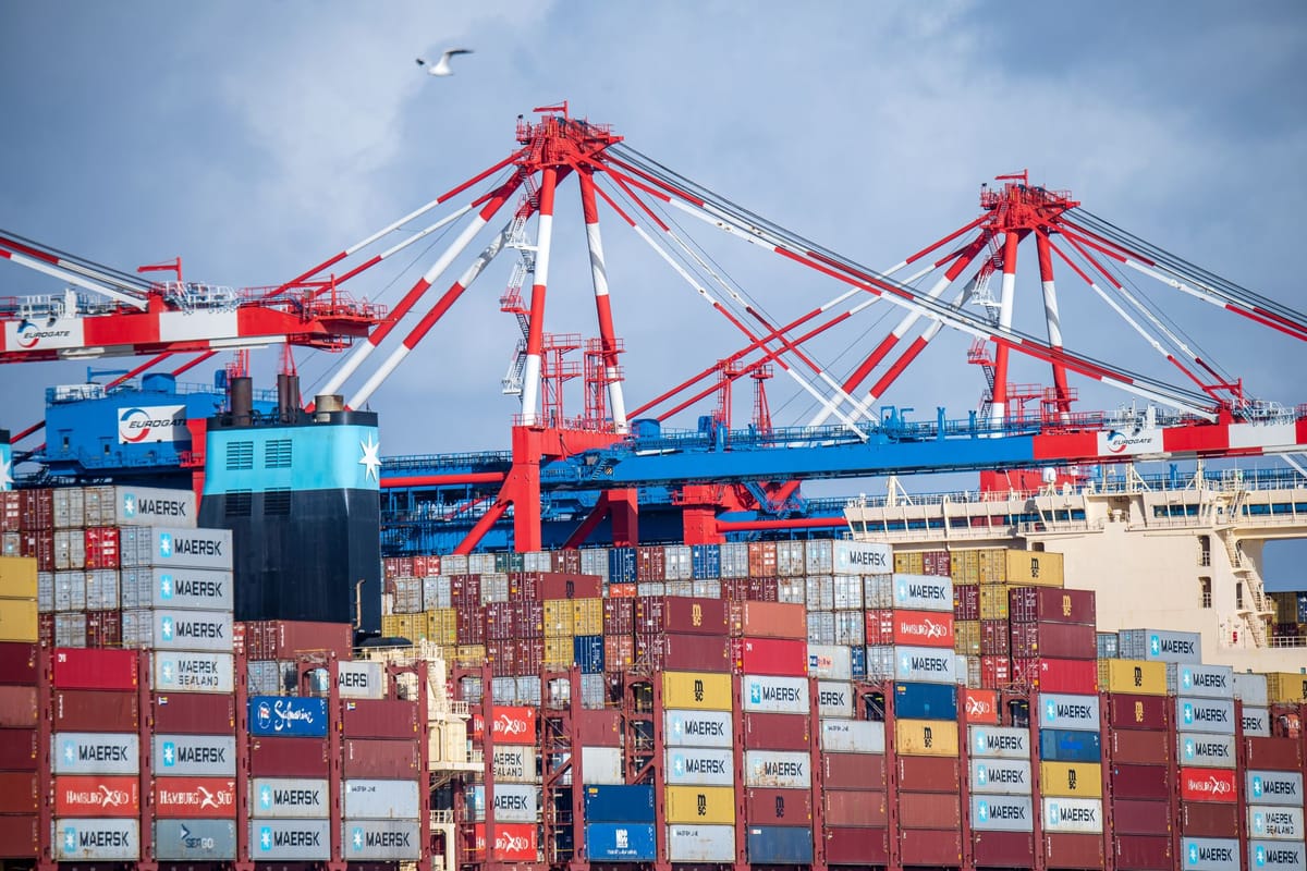 Deutschlands Exportwirtschaft sieht rot
