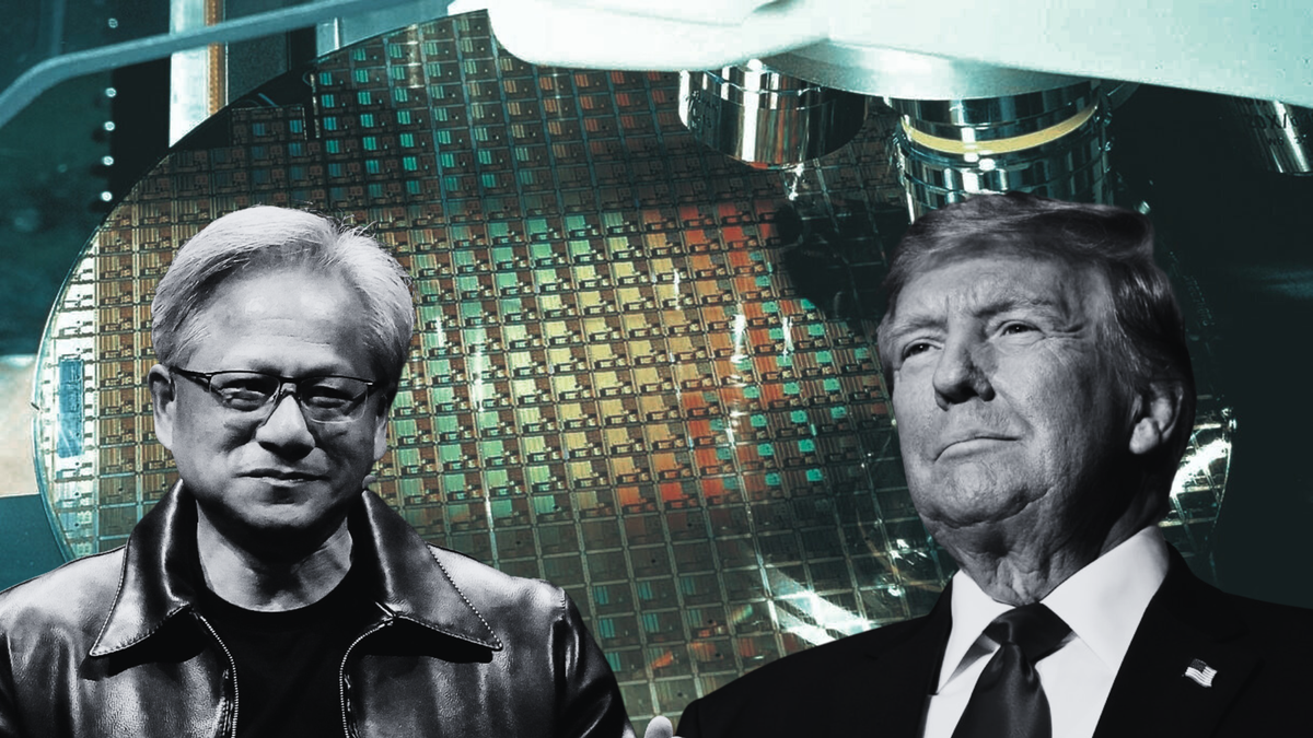 Jensen Huang trifft US-Präsident Donald Trump