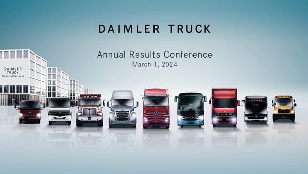 Daimler Truck erlebt Absatzdämpfer im ersten Quartal